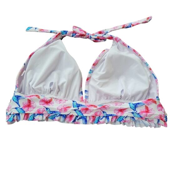 Halter style swim top.  Size Large - Picture 2 of 4